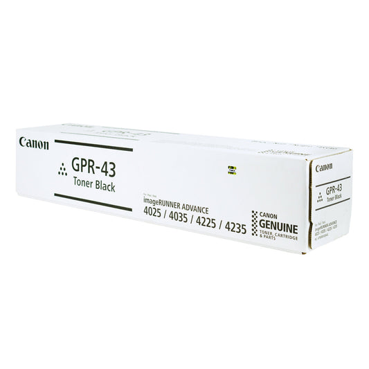Canon GPR-43 (4792B003) Toner Cartridge, Black 30.2K Yield