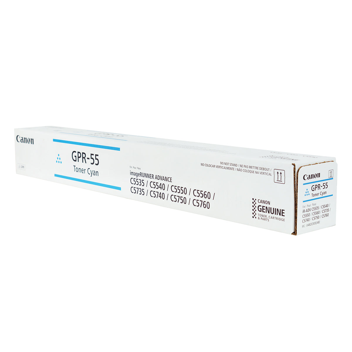 Canon GPR-55 (0482C003) Toner Cartridge, Cyan 60K Yield