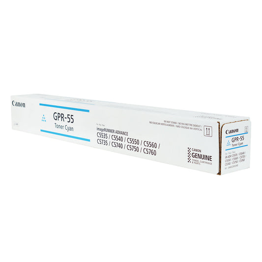 Canon GPR-55 (0482C003) Toner Cartridge, Cyan 60K Yield