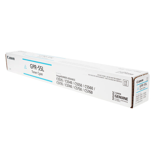 Canon GPR-55L (0485C003) Toner Cartridge, Cyan 26K Yield