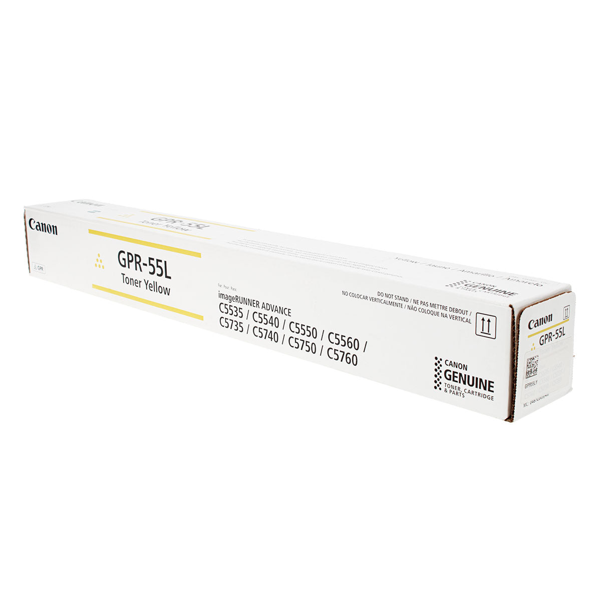 Canon GPR-55L (0487C003) Toner Cartridge, Yellow 26K Yield
