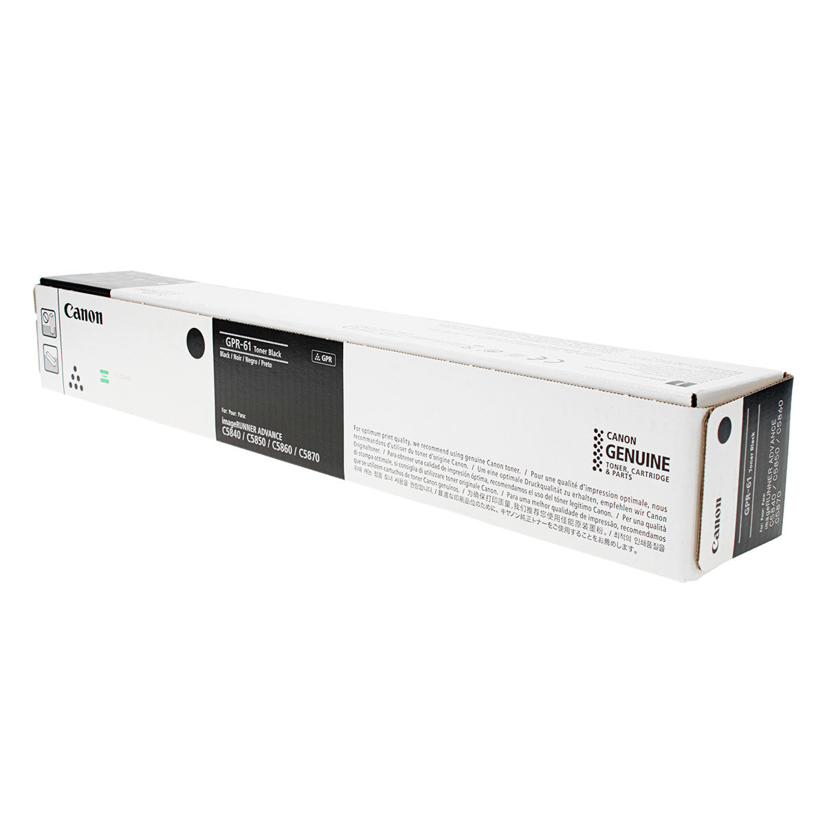 Canon GPR-61 (3763C003) Toner Cartridge, Black 71K Yield