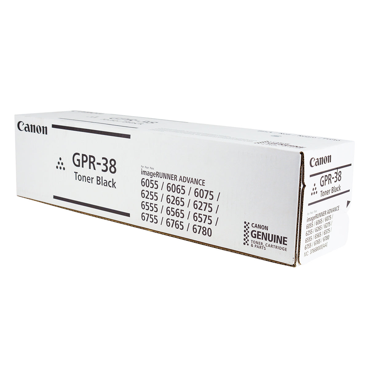 Canon GPR-38 (3766B003) Toner Cartridge, Black 56K Yield