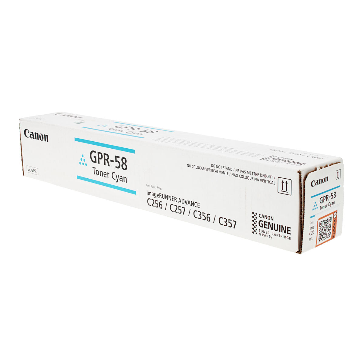 Canon GPR-58 (2183C003) Toner Cartridge, Cyan 18K Yield