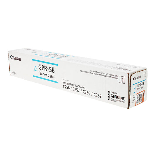 Canon GPR-58 (2183C003) Toner Cartridge, Cyan 18K Yield