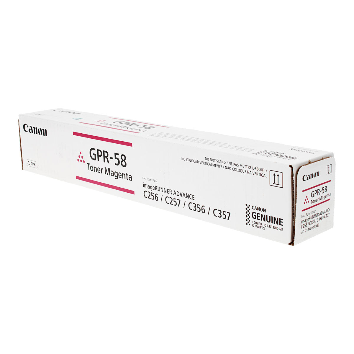 Canon GPR-58 (2184C003) Toner Cartridge, Magenta 18K Yield