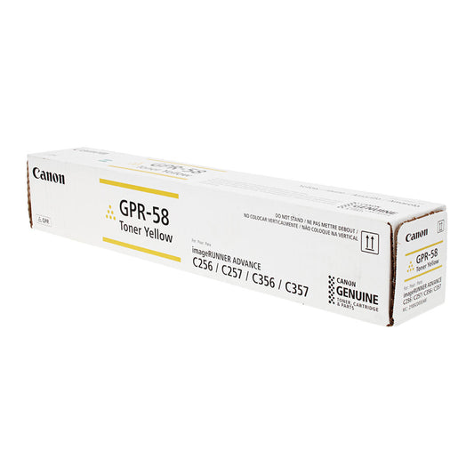 Canon GPR-58 (2185C003) Toner Cartridge, Yellow 18K Yield