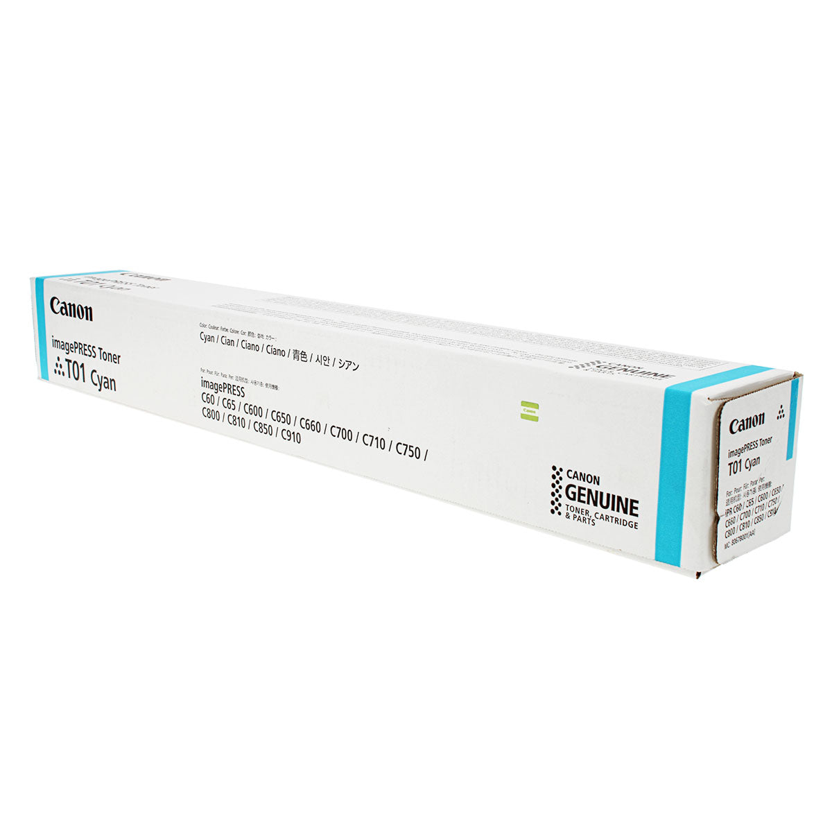 Canon T01C (8067B001) Toner Cartridge, Cyan 39.5K Yield