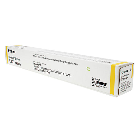 Canon T01Y (8069B001) Toner Cartridge, Yellow 39.5K Yield