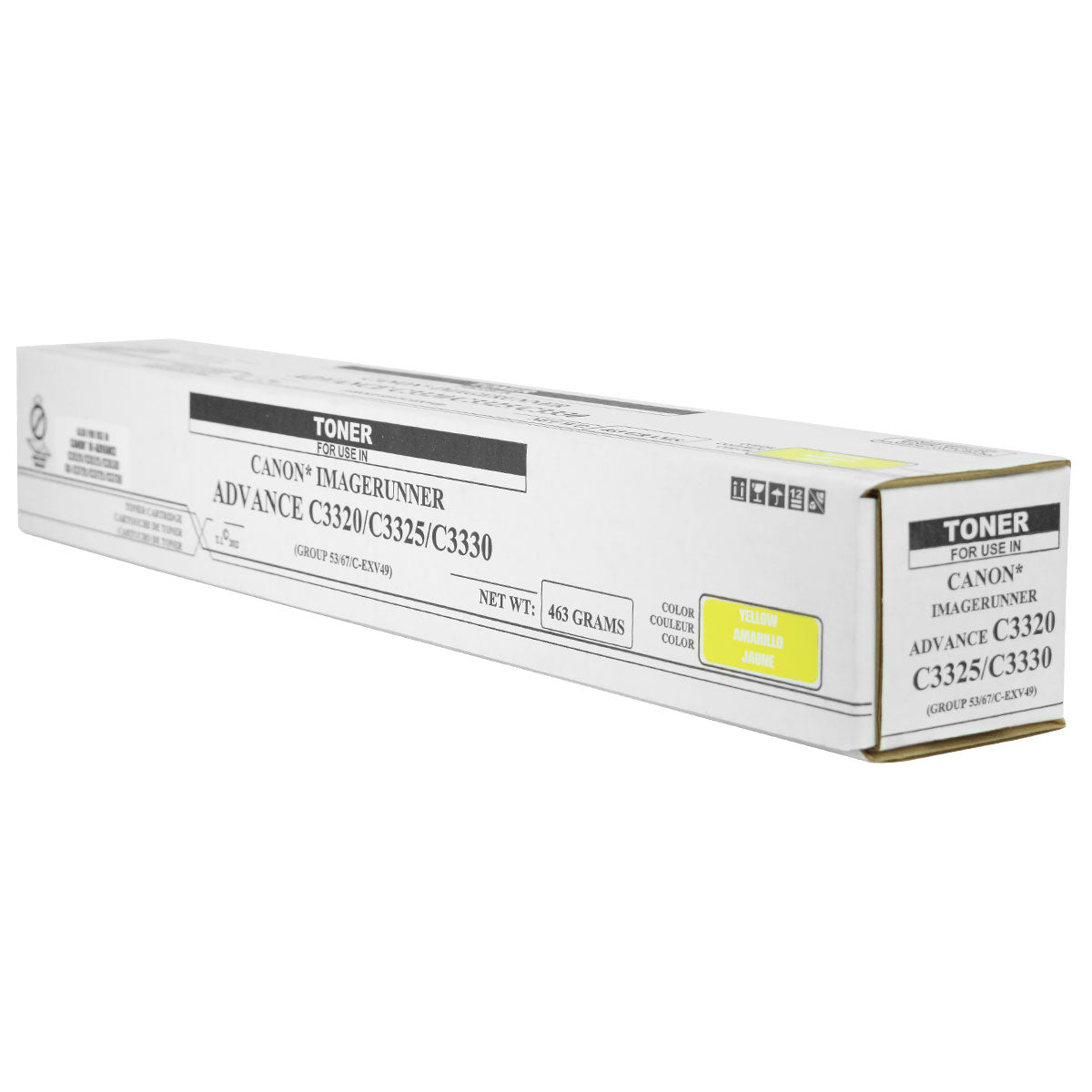 Canon GPR-53 Remanufactured Toner Cartridge Yellow 19K Yield