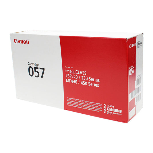 Canon 057 (3009C001) Toner Cartridge, Black 3.1K Yield