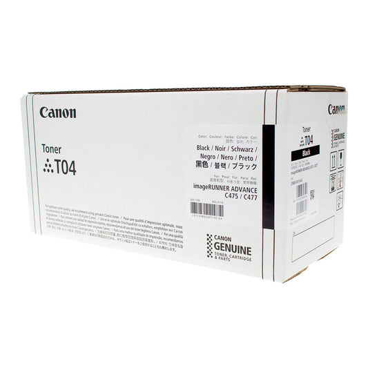 Canon T04 (2980C001) Toner Cartridge, Black 33K Yield