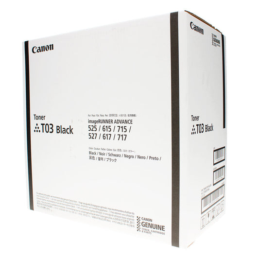 Canon T03 (2725C001) Toner Cartridge, Black 51.5K Yield