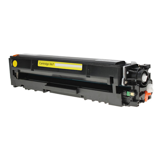 Canon 067 Remanufactured Toner Cartridge Yellow 1.25K Yield (New Chip)