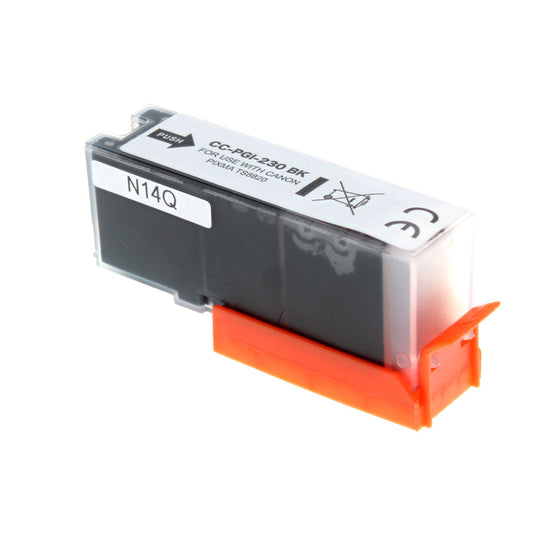Canon PGI-230BK Remanufactured Toner Cartridge Pigment Black 24 Ml Standard Yield
