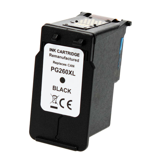 Canon PG-260XL Remanufactured Toner Cartridge Black 14.3Ml High Yield (E-Patch)