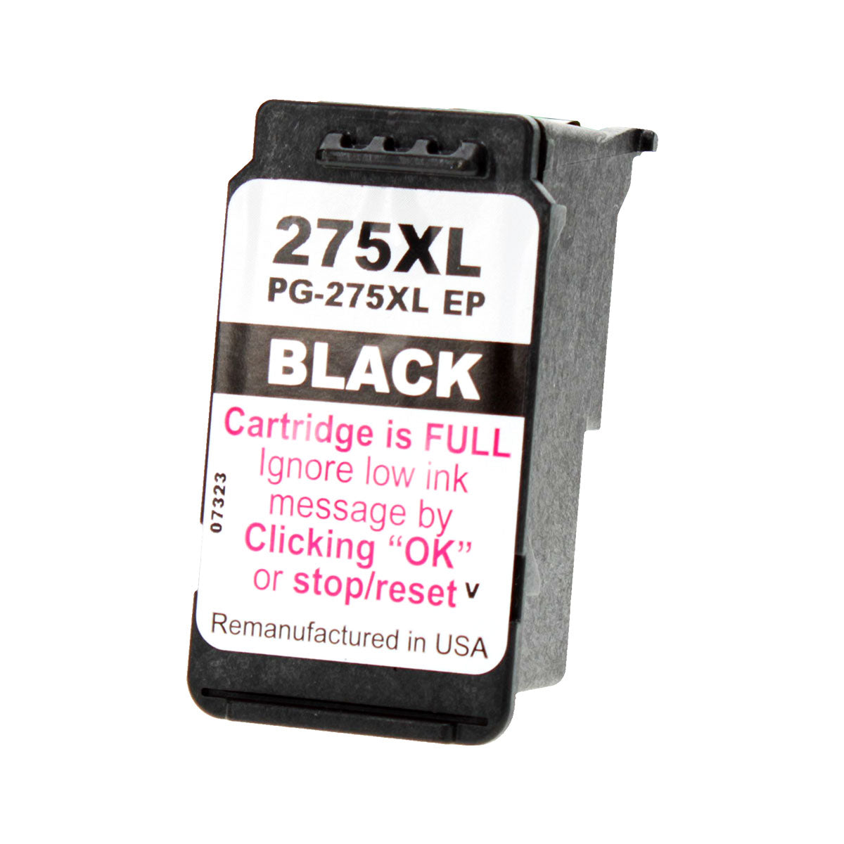 Canon PG-275XLBK Remanufactured Toner Cartridge Black 400 High Yield (E-Patch)