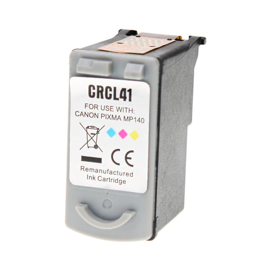Canon CL-41 Remanufactured Toner Cartridge Universal Tri-Color 195 Yield (E-Patch)