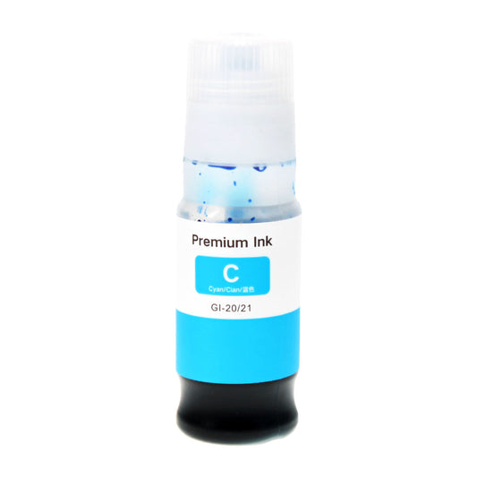 Canon GI-20C Remanufactured Toner Cartridge Cyan 70 Ml