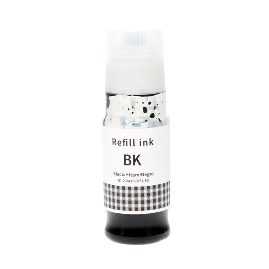 Canon GI-23BK Remanufactured Toner Cartridge Black 70 Ml