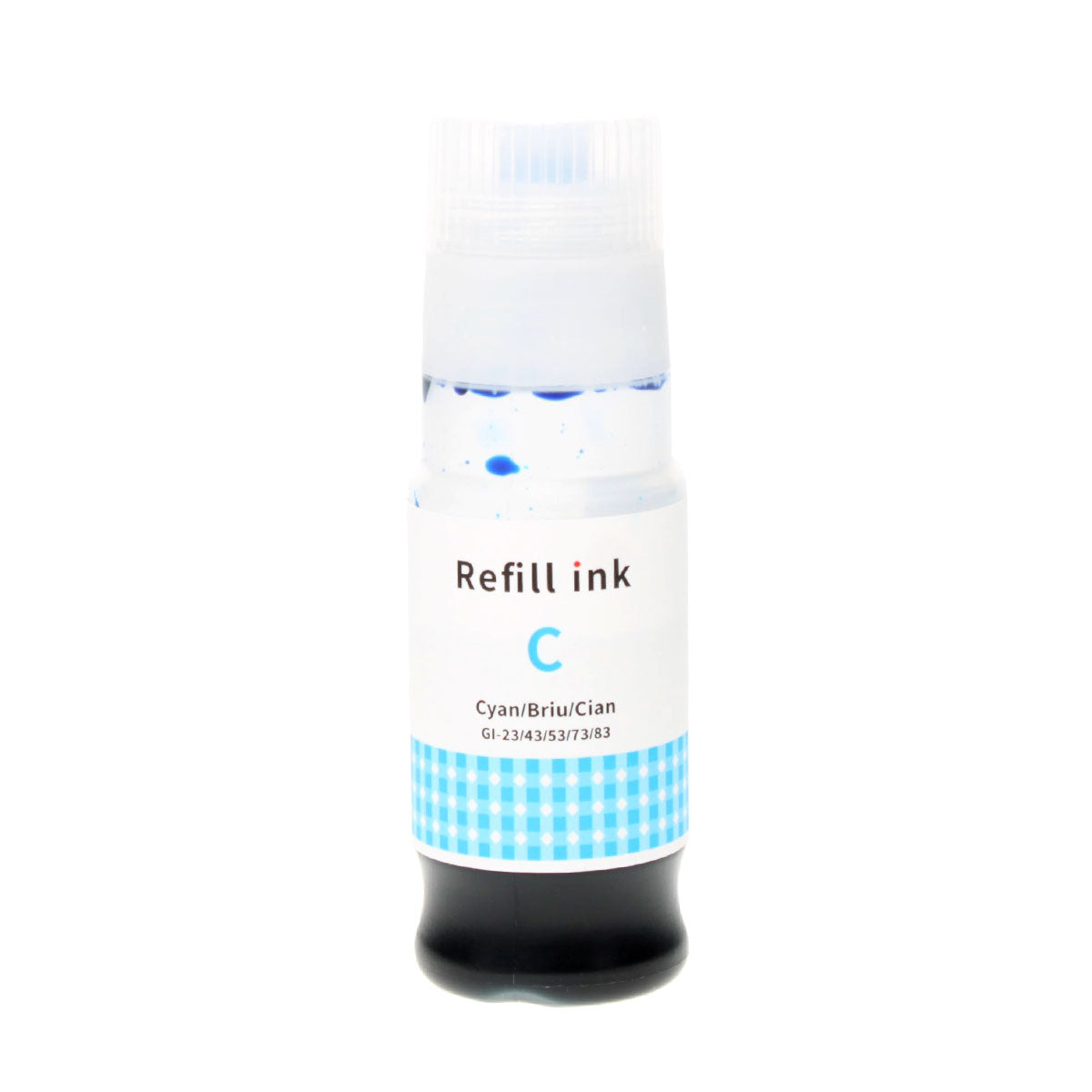 Canon GI-23C Remanufactured Toner Cartridge Cyan 70 Ml