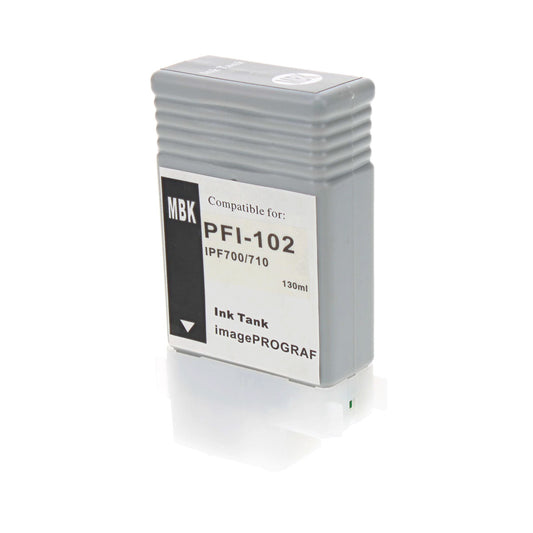 Canon PFI-102MBK Remanufactured Toner Cartridge Matte Black 130Ml