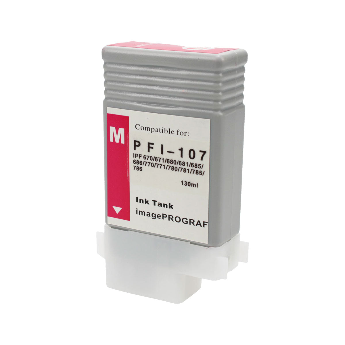 Canon PFI-107M Remanufactured Toner Cartridge Magenta 130Ml
