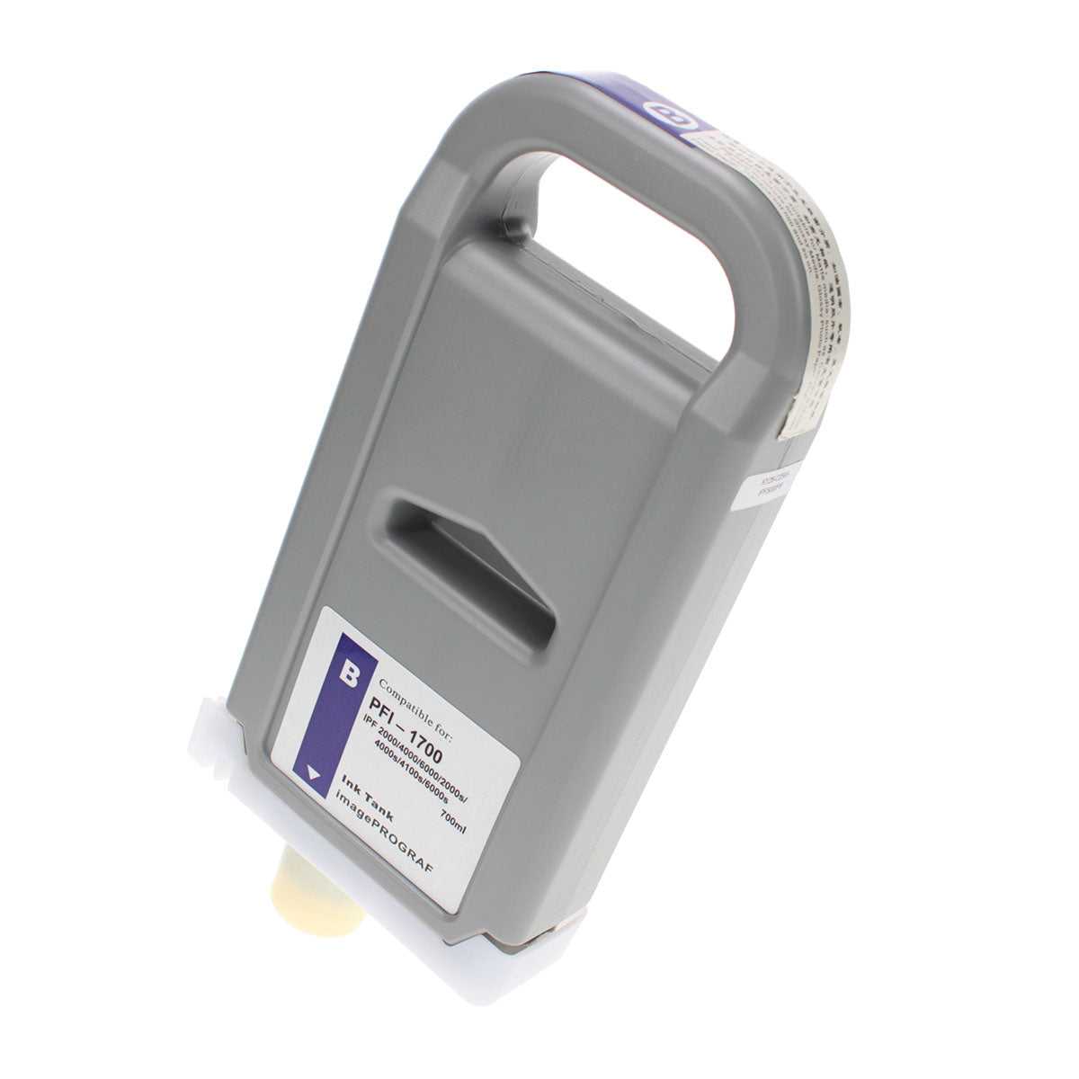 Canon PFI-1700B Remanufactured Toner Cartridge Blue 700Ml