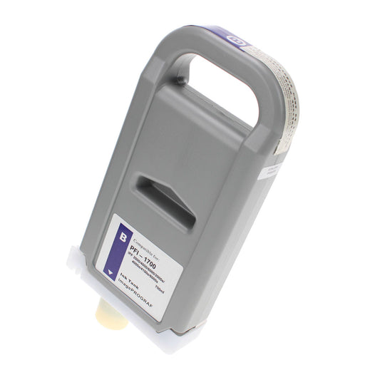 Canon PFI-1700B Remanufactured Toner Cartridge Blue 700Ml