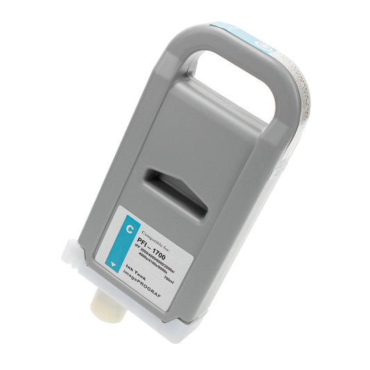 Canon PFI-1700C Remanufactured Toner Cartridge Cyan 700Ml