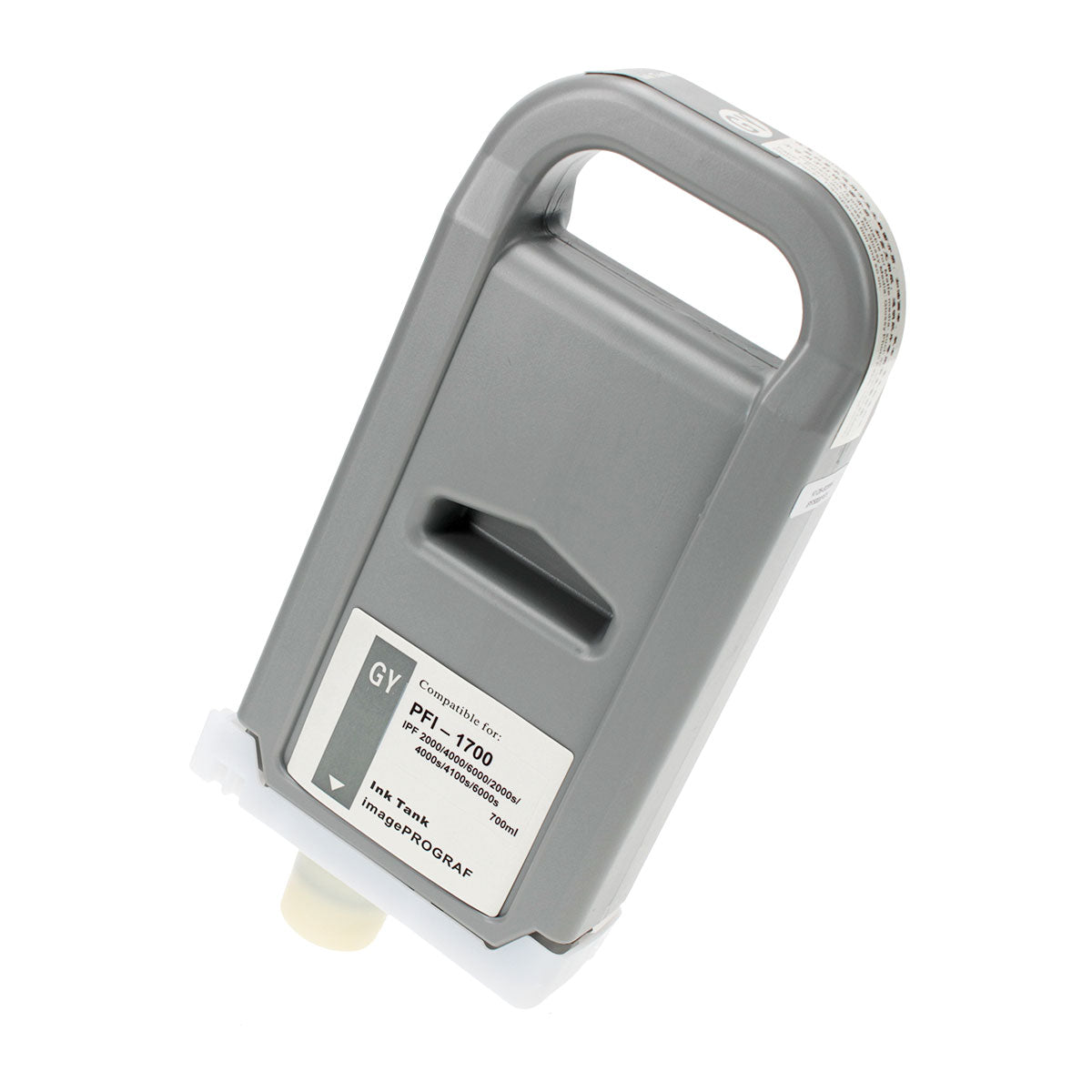 Canon PFI-1700GY Remanufactured Toner Cartridge Gray 700Ml