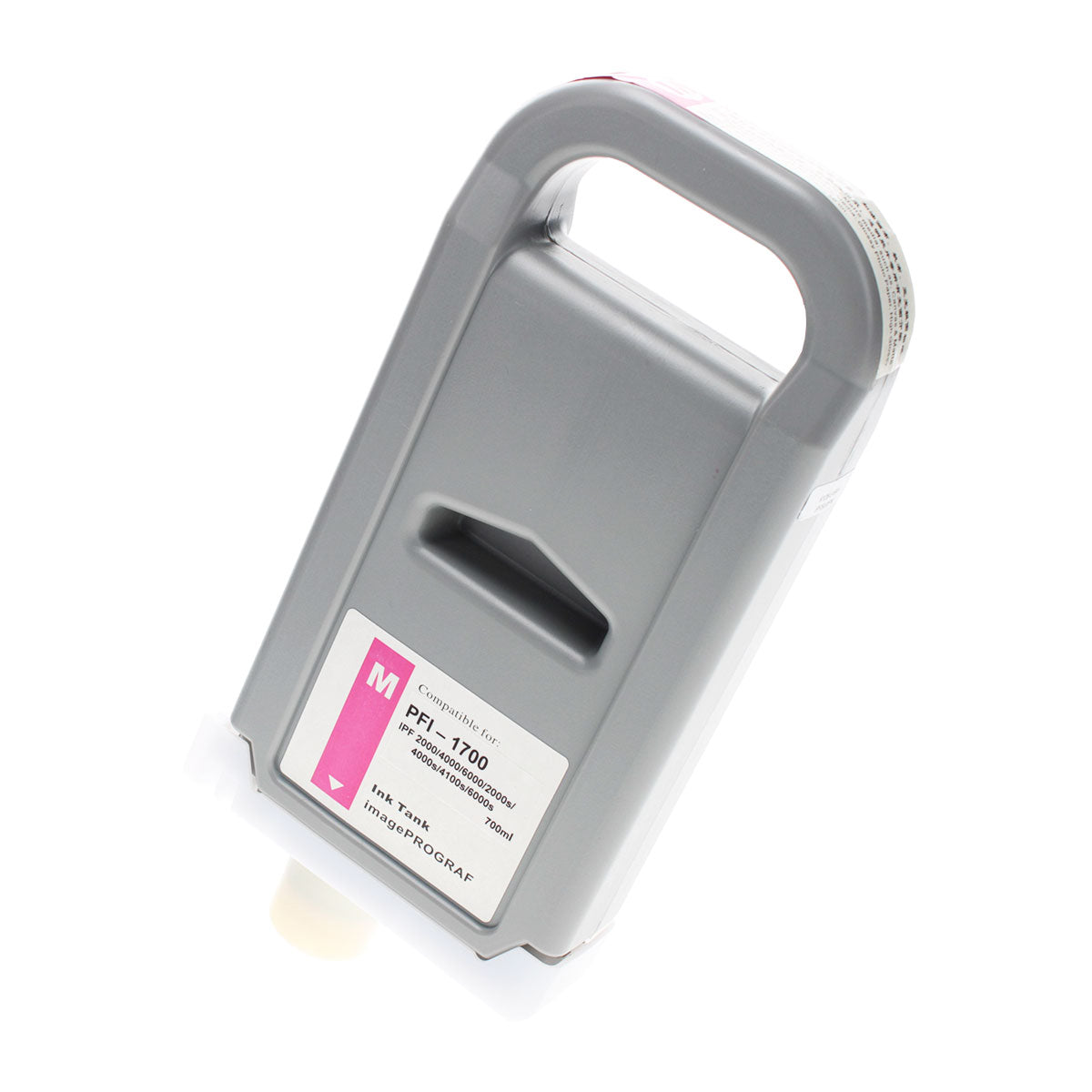 Canon PFI-1700M Remanufactured Toner Cartridge Magenta 700Ml