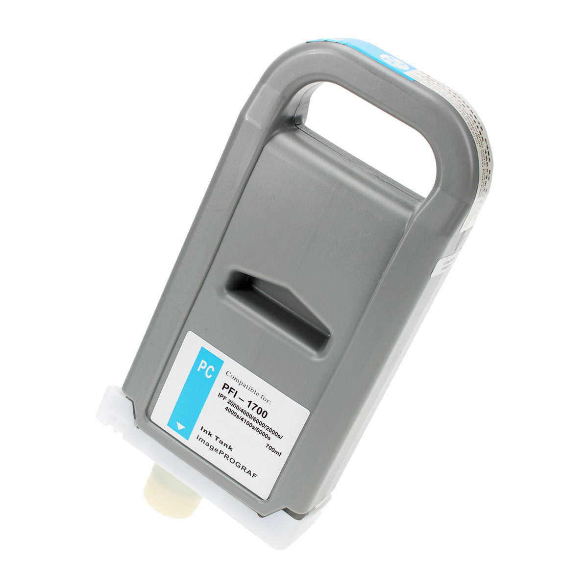 Canon PFI-1700PC Remanufactured Toner Cartridge Photo Cyan 700Ml