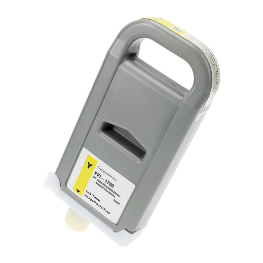 Canon PFI-1700Y Remanufactured Toner Cartridge Yellow 700Ml