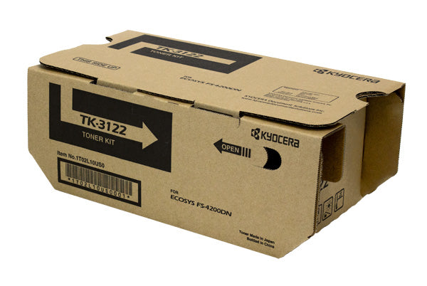 Kyocera Mita TK-3122 (1T02L10USV) Toner Cartridge, Black 21K Yield