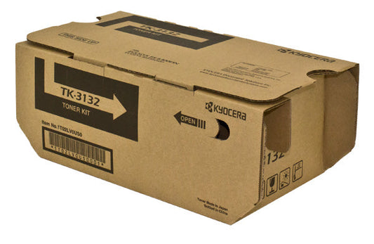 Kyocera Mita TK-3132 (1T02LV0US0) Toner Cartridge, Black 25K Yield