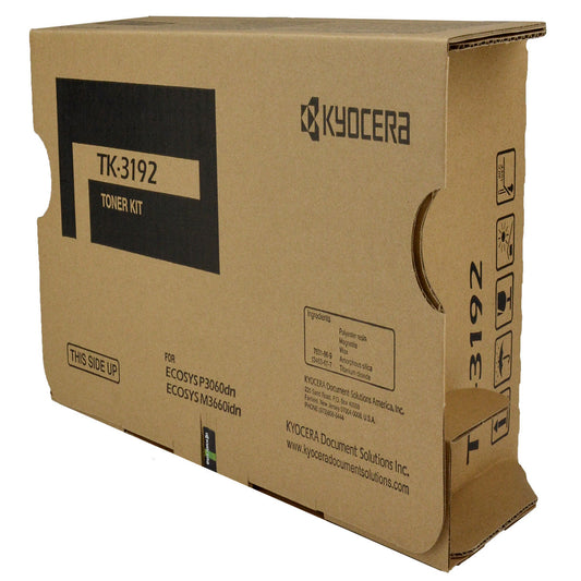 Kyocera Mita TK-3192 (1T02T60US0) Toner Cartridge, Black 25K Yield