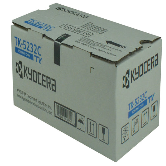 Kyocera Mita TK-5232C (1T02R9CUS0) Toner Cartridge, Cyan 2.2K High Yield