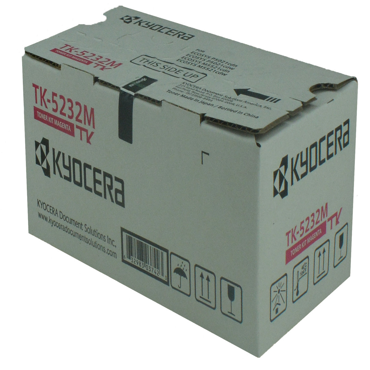 Kyocera Mita TK-5232M (1T02R9BUS0) Toner Cartridge, Magenta 2.2K High Yield