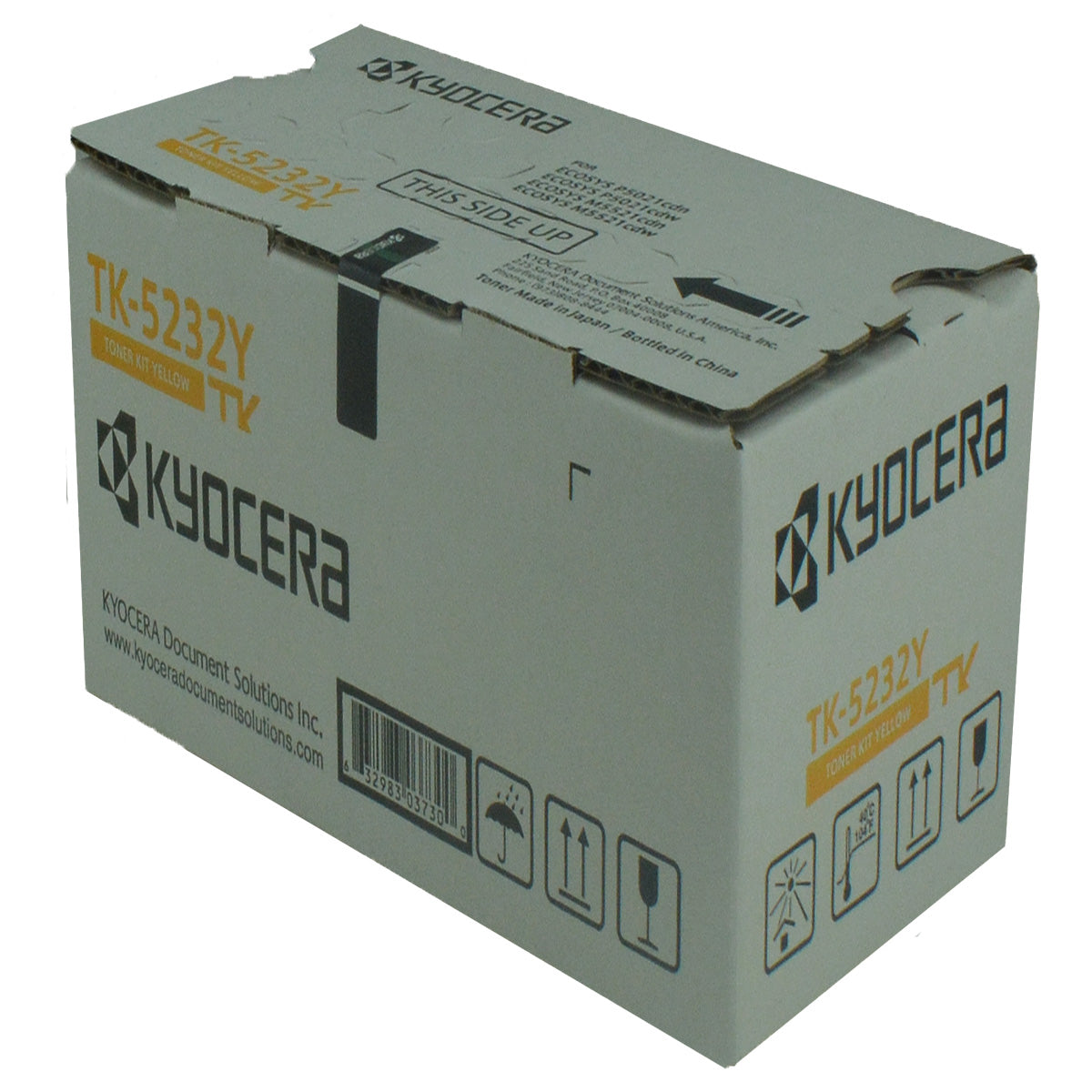 Kyocera Mita TK-5232Y (1T02R9AUS0) Toner Cartridge, Yellow 2.2K High Yield