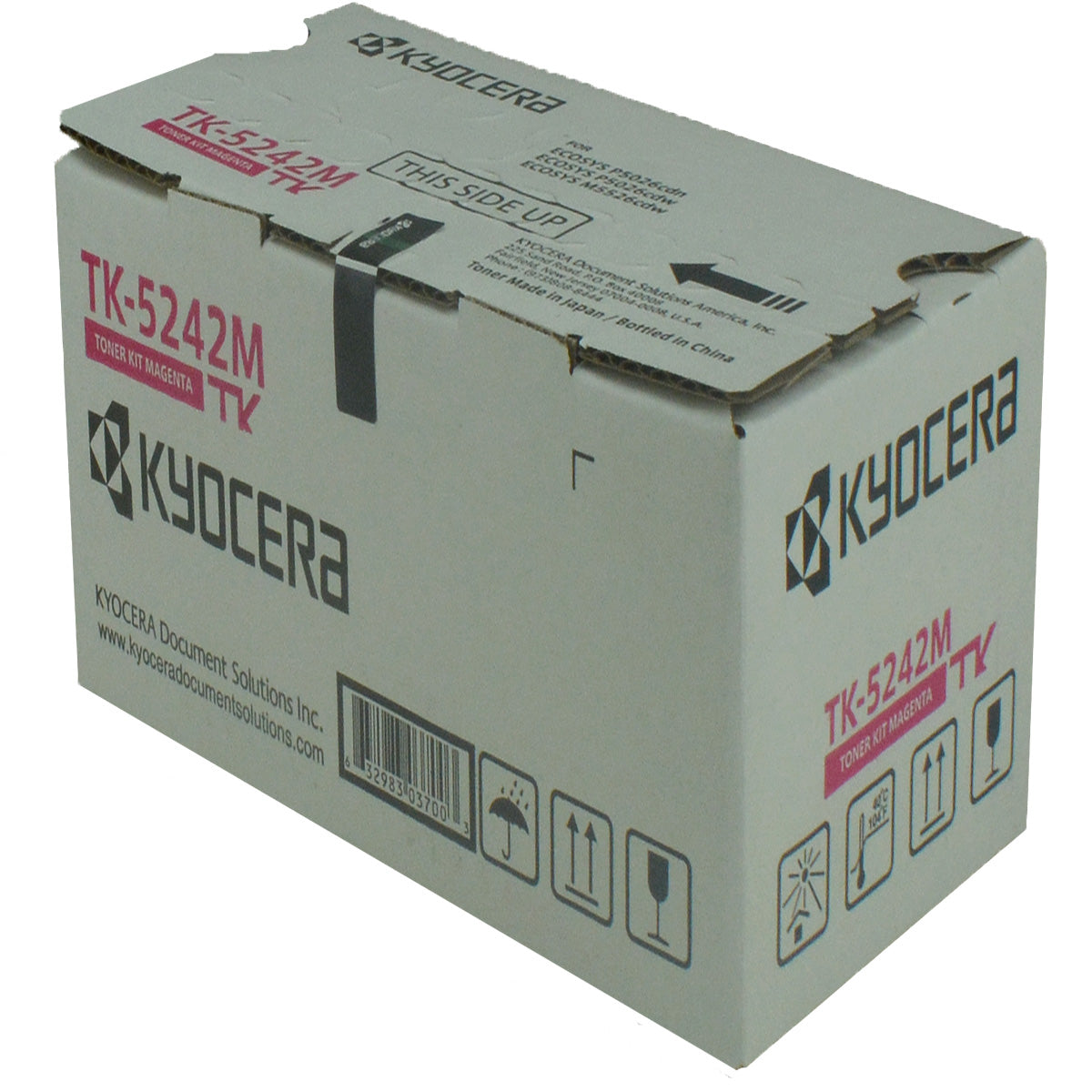 Kyocera Mita TK-5242M (1T02R7BUS0) Toner Cartridge, Magenta 3K Yield