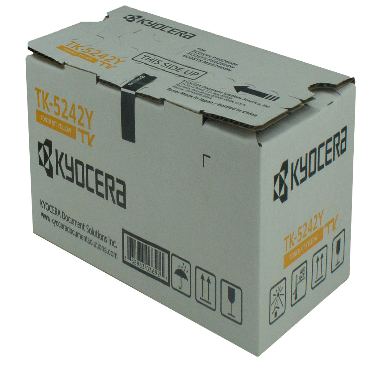 Kyocera Mita TK-5242Y (1T02R7AUS0) Toner Cartridge, Yellow 3K Yield