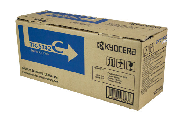 Kyocera Mita TK-5142C (1T02NRCUS0) Toner Cartridge, Cyan 5K Yield