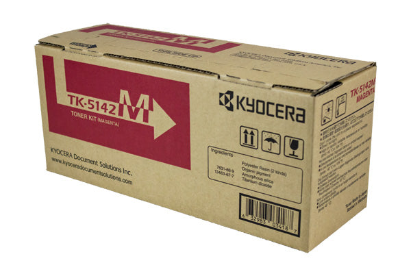 Kyocera Mita TK-5142M (1T02NRBUS0) Toner Cartridge, Magenta 5K Yield