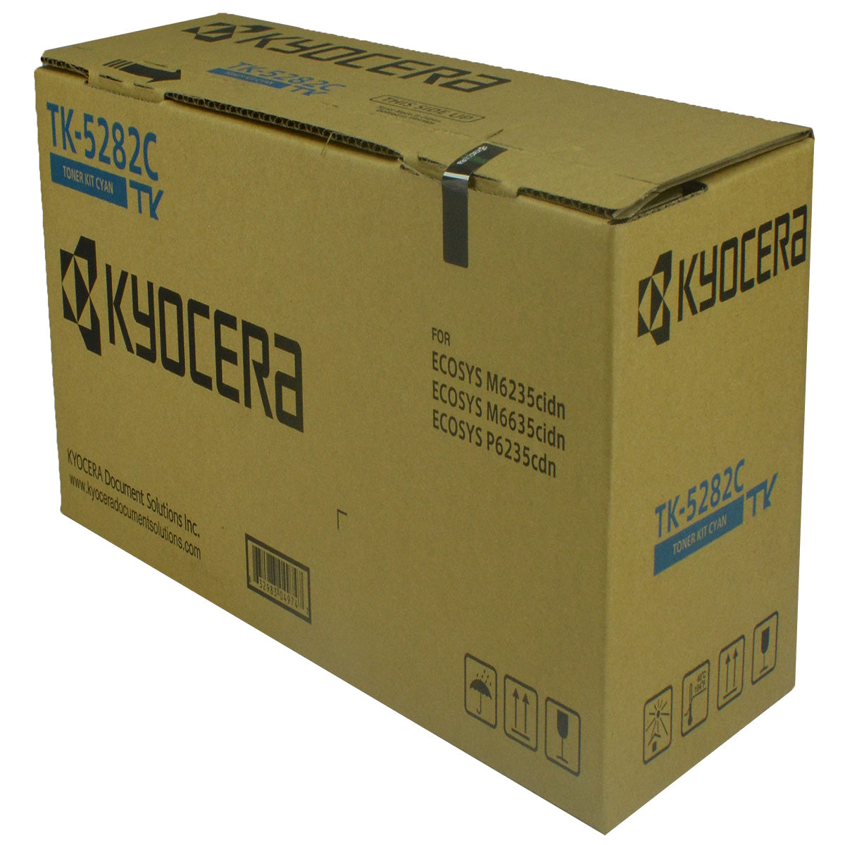 Kyocera Mita TK-5282C (1T02TWCUS0) Toner Cartridge, Cyan 11K Yield