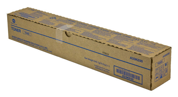 Konica Minolta TN322 (A33K030) Toner Cartridge, Black 24K Yield