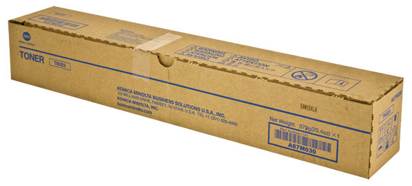 Konica Minolta TN323 (A87M030) Toner Cartridge, Black 23K Yield