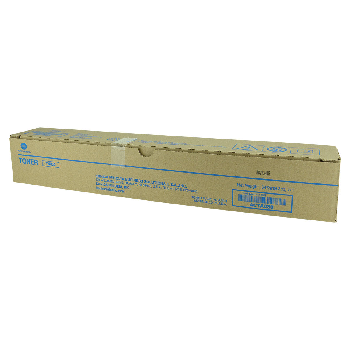 Konica Minolta TN330K (AC7A030) Toner Cartridge, Black 25K Yield