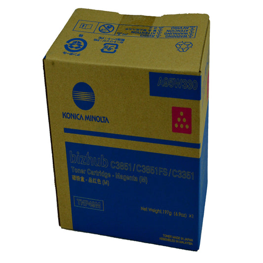 Konica Minolta TNP49M (A95W330) Toner Cartridge, Magenta 12K Yield