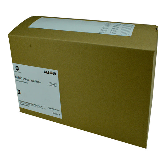Konica Minolta TNP63 (AAE1030) Toner Cartridge, Black 25K Yield, Return Program